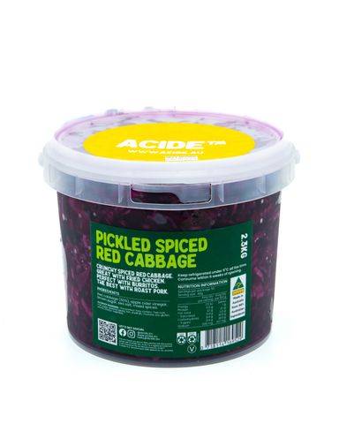 ACIDE PICKLED SPICED RED CABBAGE 2.3KG