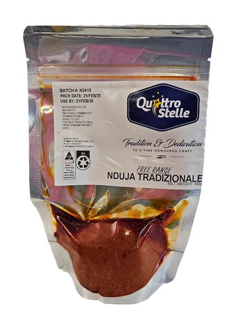 QUATTRO NDUJA TRADITIONAL RETAIL 100G X6