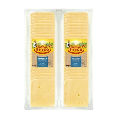 FRICO MAASDAM SLICED 2X500G