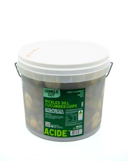 *ACIDE CRINKLE CUT DILL PICKLES 10KG*OOS