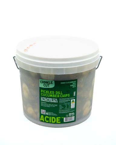 *ACIDE CRINKLE CUT DILL PICKLES 10KG*OOS