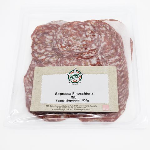 BORGO SLICED SOPRESSA FINOCCHIONA 500G