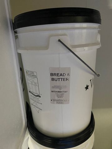 WESTMONT BREAD & BUTTER PICKLE 20KG