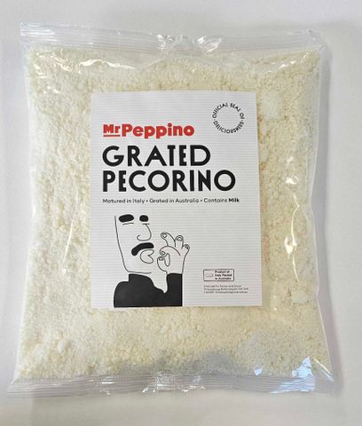 MR PEPPINO FRESH GRATED DOP PECORINO 1KG