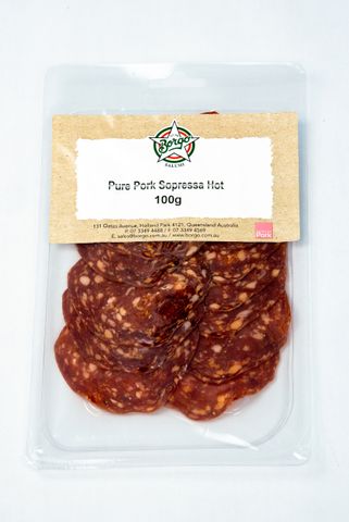 BORGO PURE PORK SOPRESSA HOT 100G