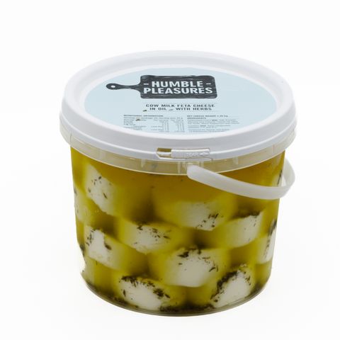 HUMBLE PLEASURES COWS MILK FETA IN HERBS