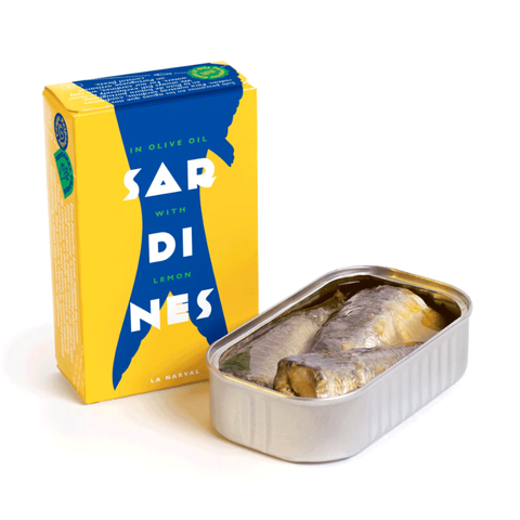 *LA NARVAL SARDINES W LEMON 120G (I)*OOS