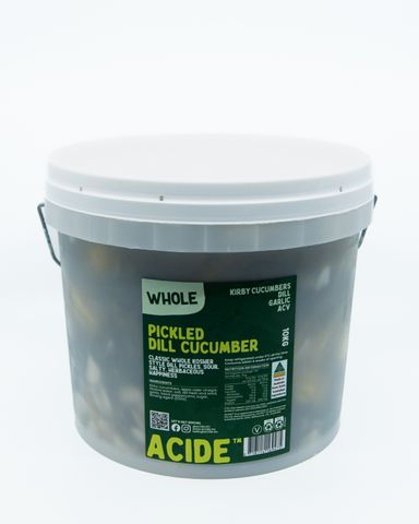 ACIDE WHOLE DILL PICKLES 10KG