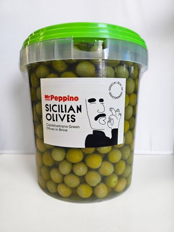 MR PEPPINO SICILIAN OLIVES 8KG