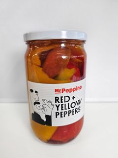 MR PEPPINO RED & YELLOW PEPPERS 700G