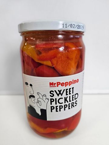 MR PEPPINO SWEET PICKLED PEPPERS 690G