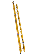FRP Ladder 130kg 3.7-6.5m +Polem
