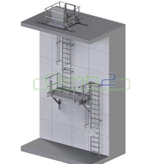 Connect2 Internal Caged Ladders 7200mm