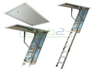 Compact Fold Down Attic Ladder