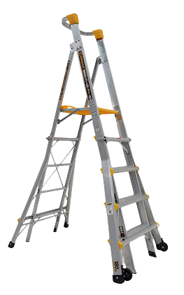 Alum. Adj Plat. Ladder 0.9-1.2m