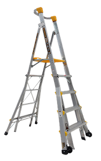 Alum. Adj Plat. Ladder 1.5-2.4m