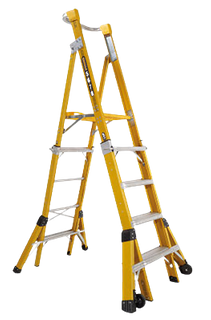 FRP Adj Plat. Ladder 1.2-1.8m