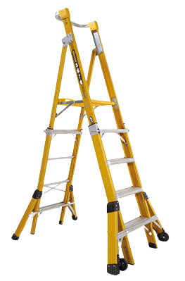 FRP Adj Plat. Ladder 1.2-1.8m