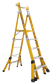 FRP Adj Plat. Ladder 1.2-1.8m