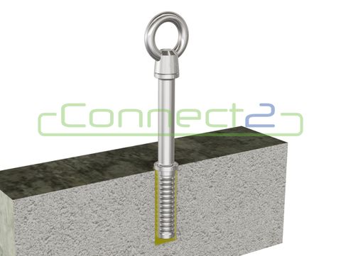 Connect2 Concrete Extended Anchor 120mm