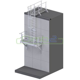 Connect2 Suspended Caged Ladders 3750mm