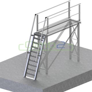 Step Ladder 1m Platform Mount