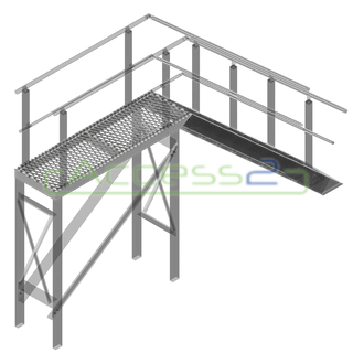 Stair Platform Section 600mm
