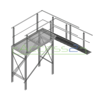 Stair Platform Section 1000mm