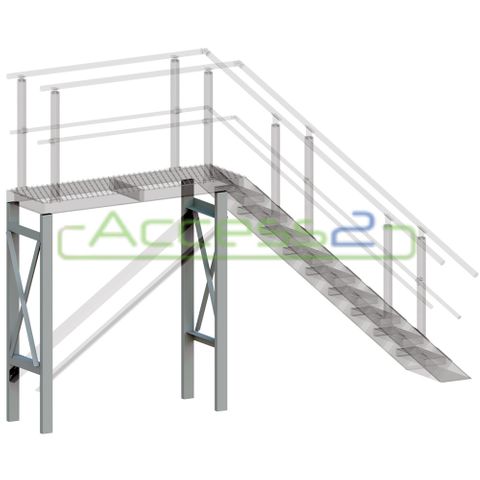Double Post Support 600mm (W)