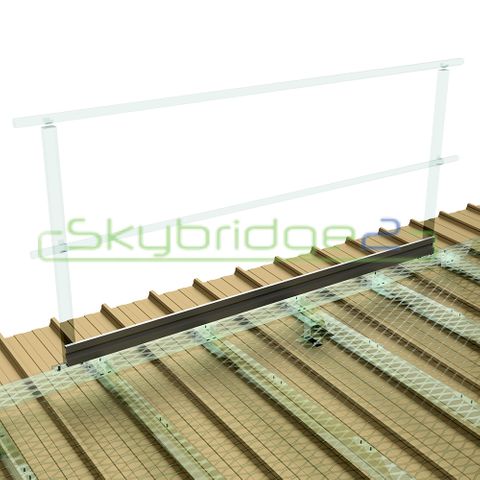 Aluminium Kick Plate for Handrail