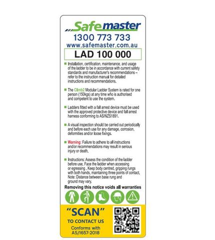 Certification Label Ladder