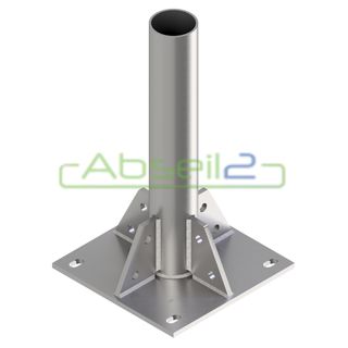 Davit Base Extended Floor Mount 600mm