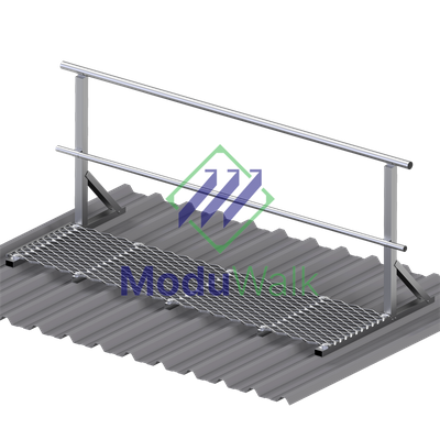 Metal Roof Walkway & Handrail