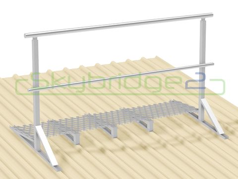 Walkway Handrail 1 Side 8-20°