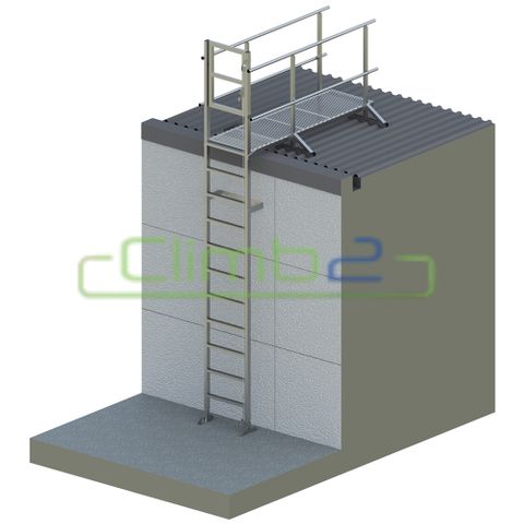 Ladder 2.4m Head 3450-5850mm