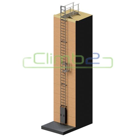 Climb2 Fixed Ladder 7050mm Kit