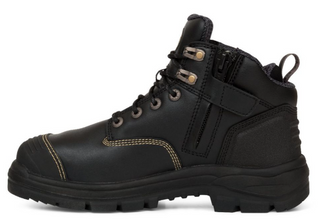 BOOTS OLIVER 55340Z 130MM BLACK ZIP SIDED HIKER BOOT