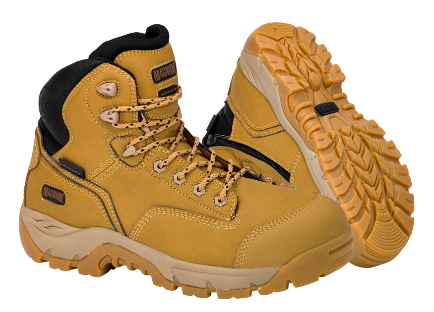 MAGNUM PRECISION WPI CT LACE/ZIP WHEAT SAFETY BOOTS