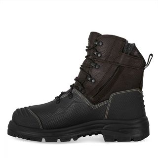 Zip sided 2024 work boots