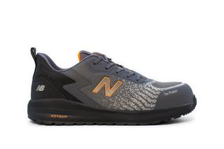 SHOE NEW BALANCE SPEEDWARE MENS SAFETY WIDTH-2E GREY/OR (US7 / UK6.5)