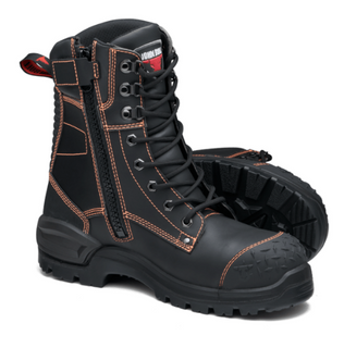 BOOT JOHN BULL KOKODA 3.0 180MM ZIP STEEL CAP BLACK