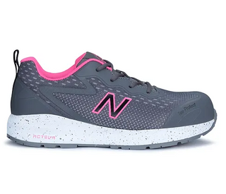 SHOE NEW BALANCE WOMENS LOGIC SAFETY GREY/PINK (US5.5 / UK 3.5)