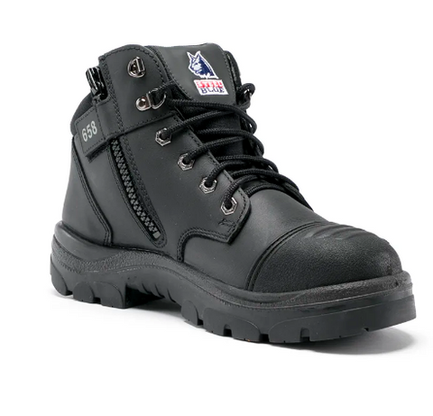 STEEL BLUE 312658 PARKES ZIP/SIDE LACE UP SAFETY BOOT