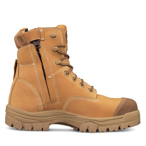 OLIVER 45632Z WHEAT ZIP UP SAFETY BOOT