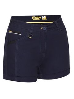 Bisley BSHL1045 Women's Flex and Move Short Short - Navy