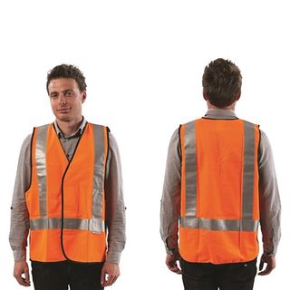 PROCHOICE ORANGE SAFETY VEST DAY/NIGHT