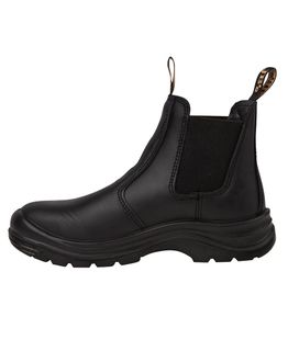 JB'S BLACK ELASTIC SIDED SAFETY BOOT