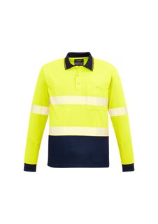 Syzmik Polo Semented Tape Long Sleeve