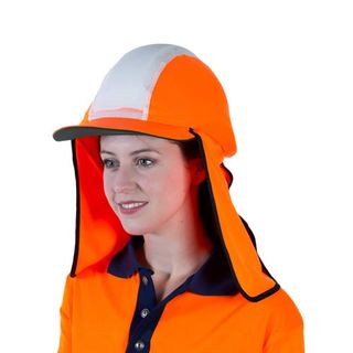 OVER HAT GOBI MICRO MESH HI VIS ORANGE