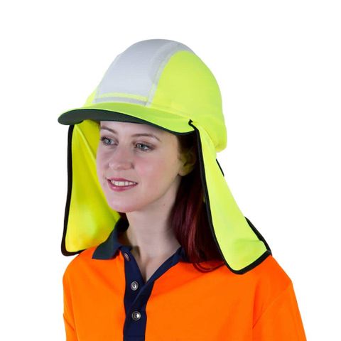 OVER HAT GOBI MICRO MESH HI VIS YELLOW